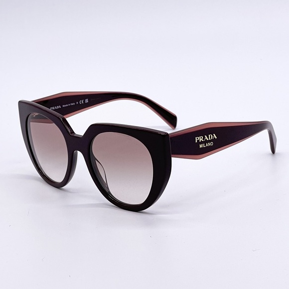 NEW PRADA PR14WS VIY1L0 WOMEN’S SUNGLASSES PRADA SPR 14W BURGUNDY PRADA PR 14WS - Picture 5 of 12